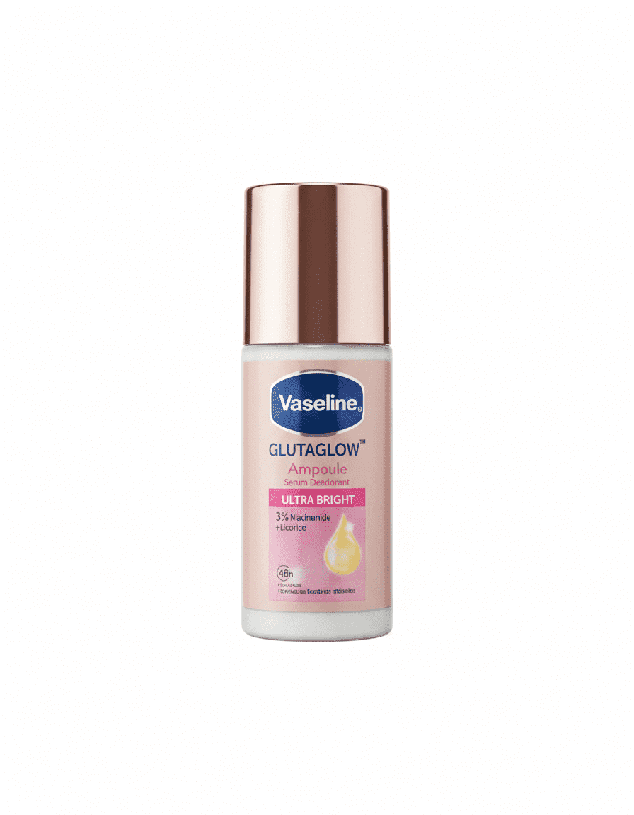 مزيل عرق سيروم أمبول فازلين جلوتا جلو ألترا برايت بحجم 45 مل.