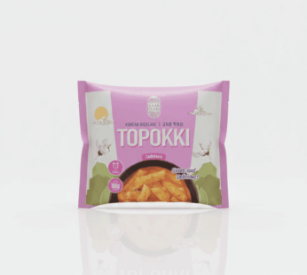 كعكة الأرز الكورية توبوكي بنكهة الكاربونارا من جود سيول