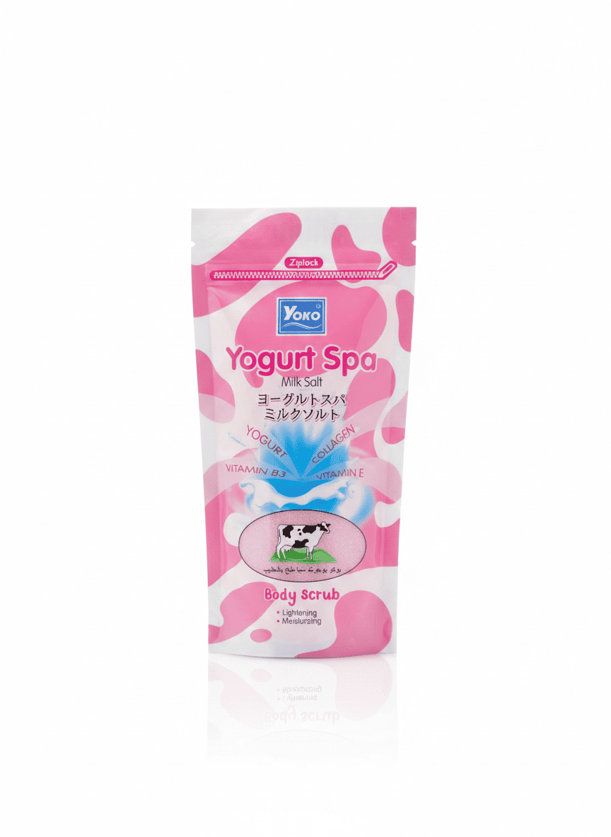 مقشر الجسم يوكو سبا ملح الحليب بالزبادي