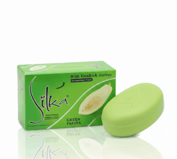 صابون سيلكا لتبييض البشرة بالبابايا الخضراء