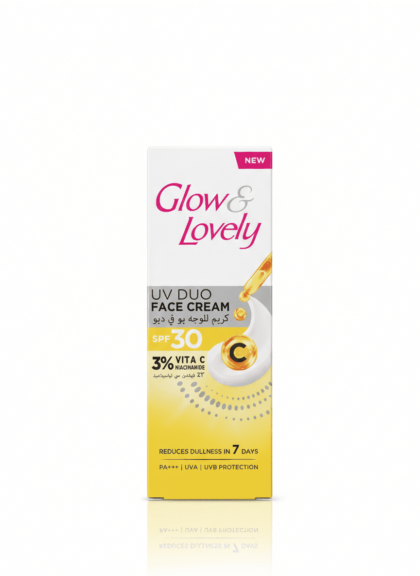 كريم الوجه Glow & Lovely UV DUO