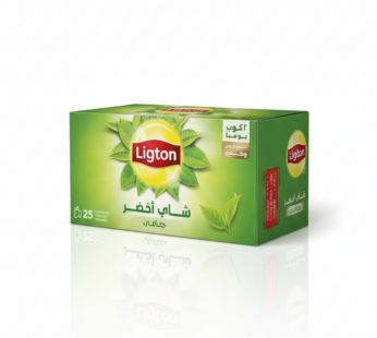 شاي ليبتون الأخضر بالنعناع.