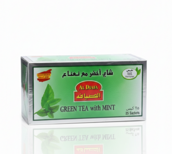 شاي الضيافة الأخضر بالنعناع (25 كيس).