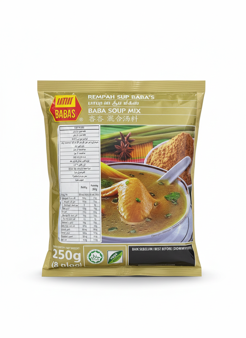 خليط حساء من ماركة بابا