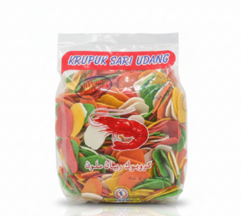 مقرمشات كروبوك بنكهة الربيان الملونة.