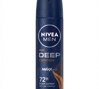 بخاخ مضاد للتعرق نيفيا للرجال ديب بلاك كاربون اسبريسو.
