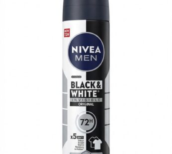 مزيل عرق نيفيا للرجال “بلاك آند وايت انفيسيبل أوريجينال” المضاد للتعرق.
