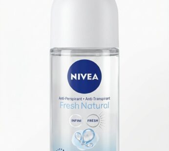 مزيل عرق رول أون فريش ناتشورال للنساء من نيفيا.