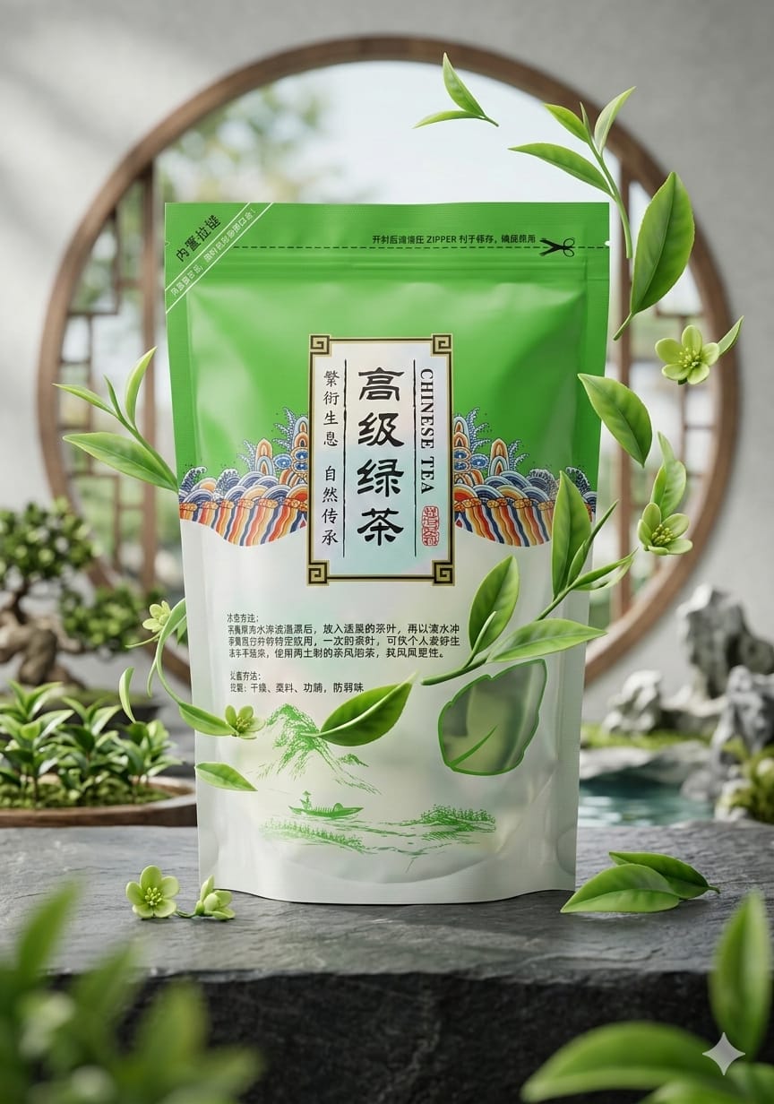 شاي أخضر صيني فاخر - الصورة 3