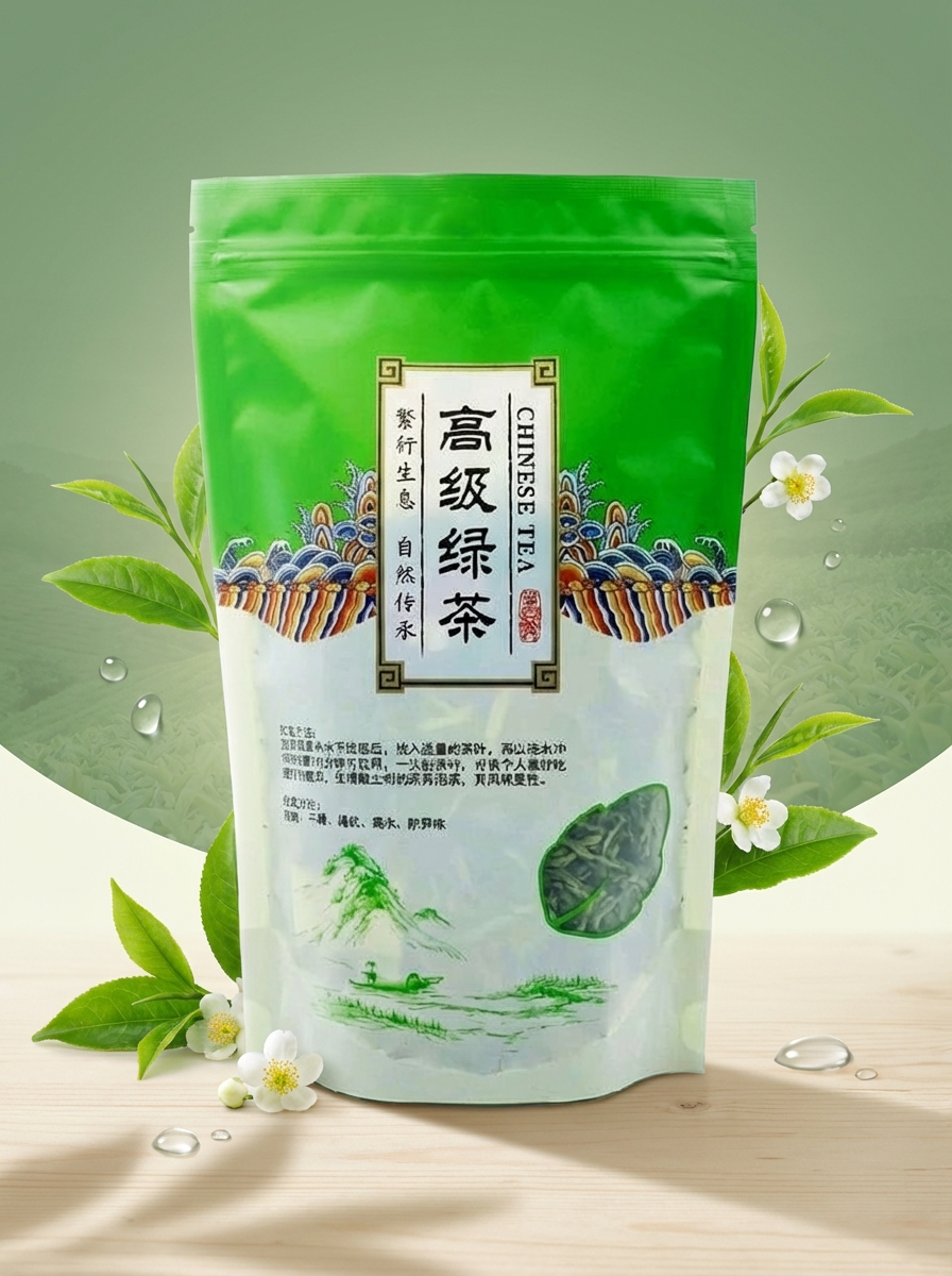 شاي أخضر صيني فاخر - الصورة 2