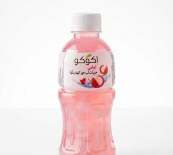 مشروب فاكهة ليتشي من ماركة أكوكو